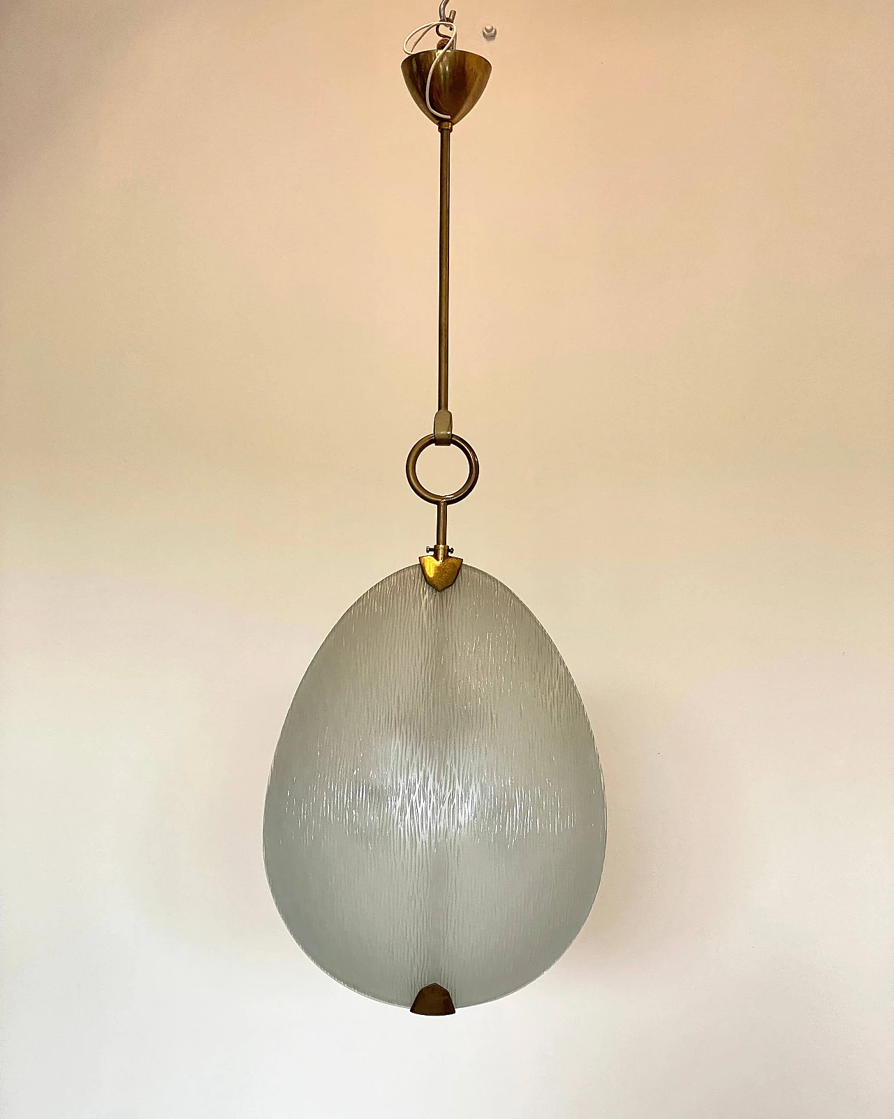Lampadario Fanalino di Max Ingrand per Fontana Arte, anni '50 7