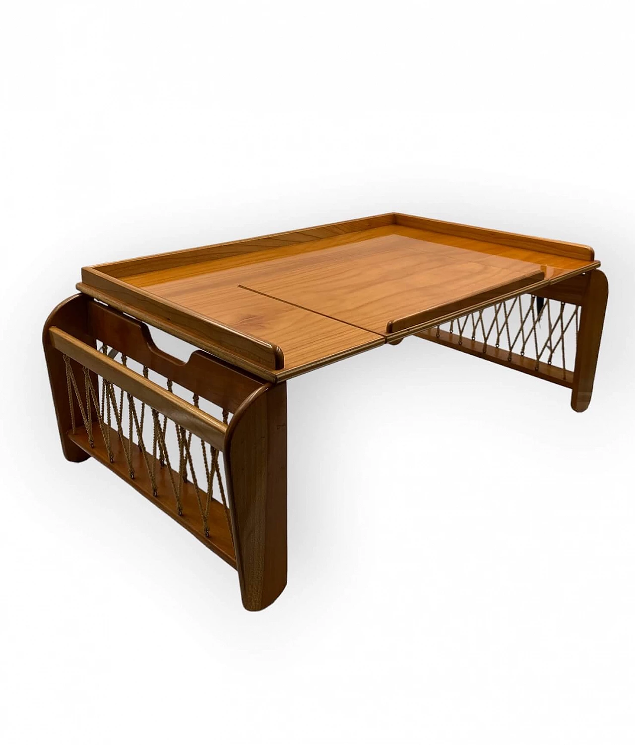 Vassoio da letto in legno di Fratelli Reguitti, anni '60 4