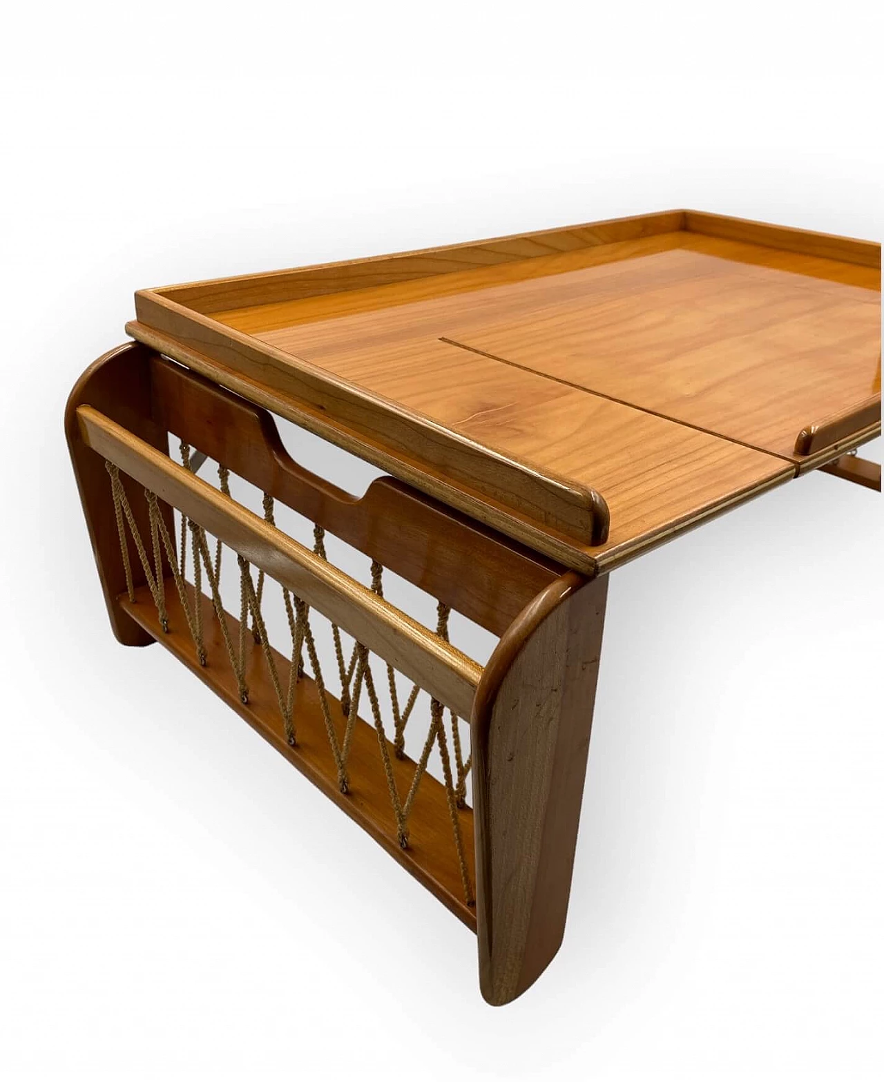 Vassoio da letto in legno di Fratelli Reguitti, anni '60 7