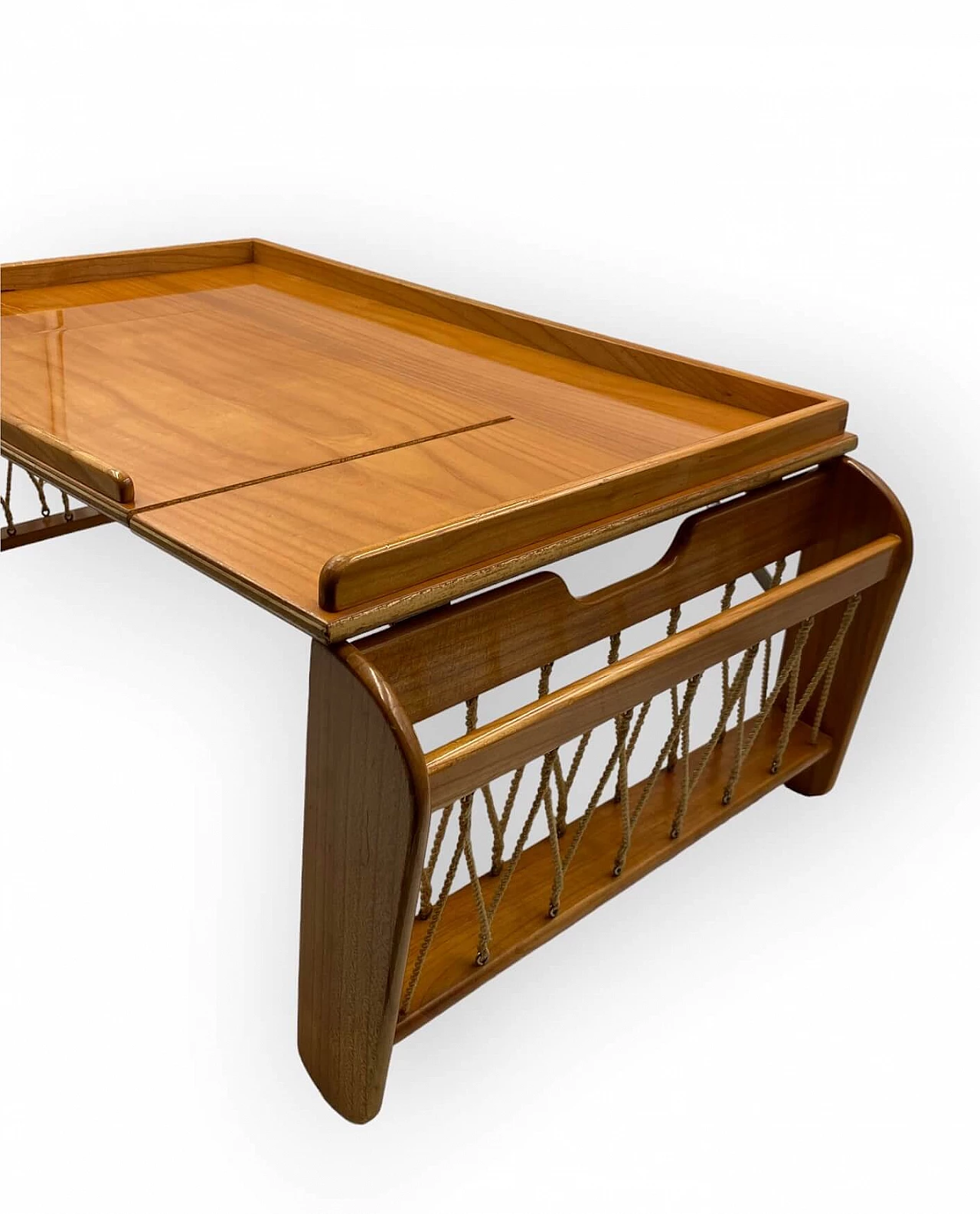 Wood bed tray by Fratelli Reguitti, 1960s 11