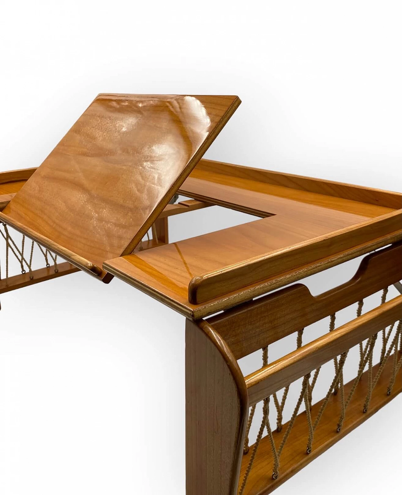 Vassoio da letto in legno di Fratelli Reguitti, anni '60 19