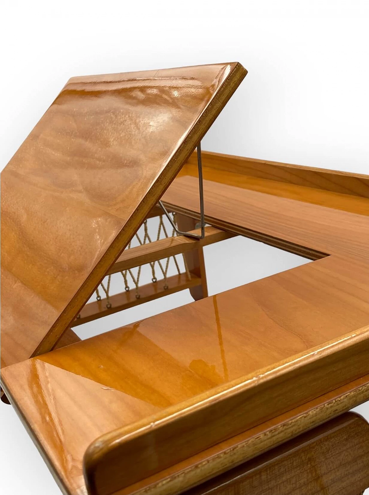 Vassoio da letto in legno di Fratelli Reguitti, anni '60 21