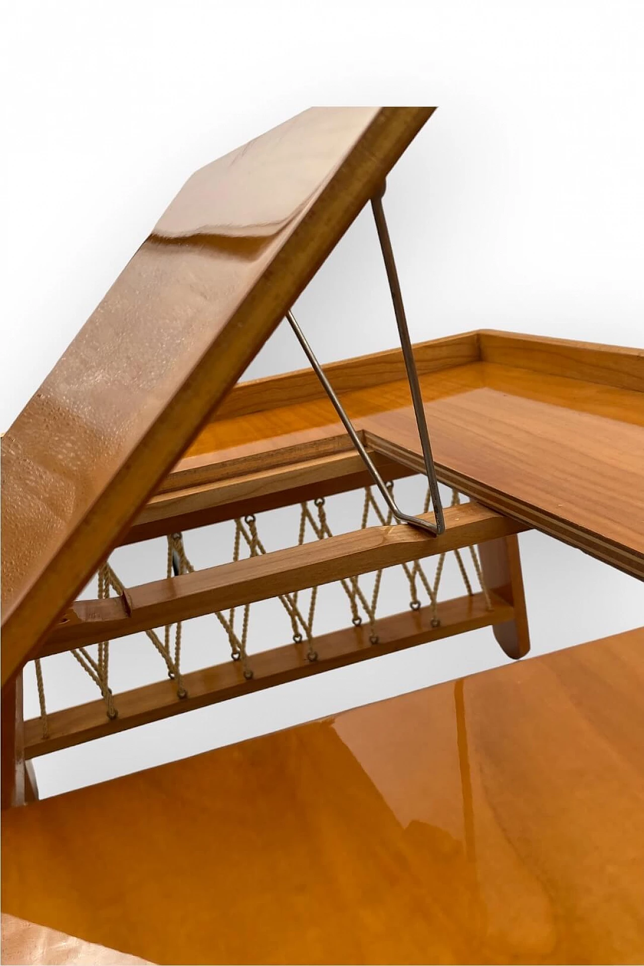 Vassoio da letto in legno di Fratelli Reguitti, anni '60 22