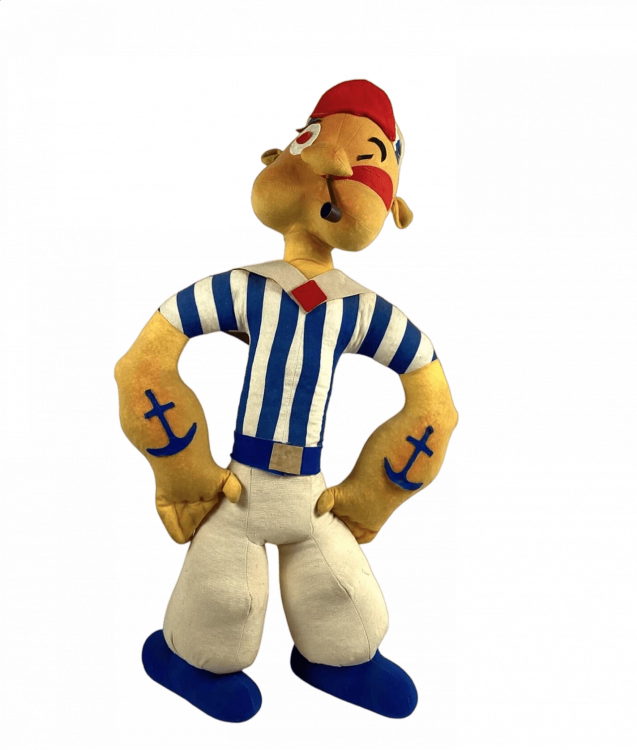 American Popeye rag doll, 1950s 9