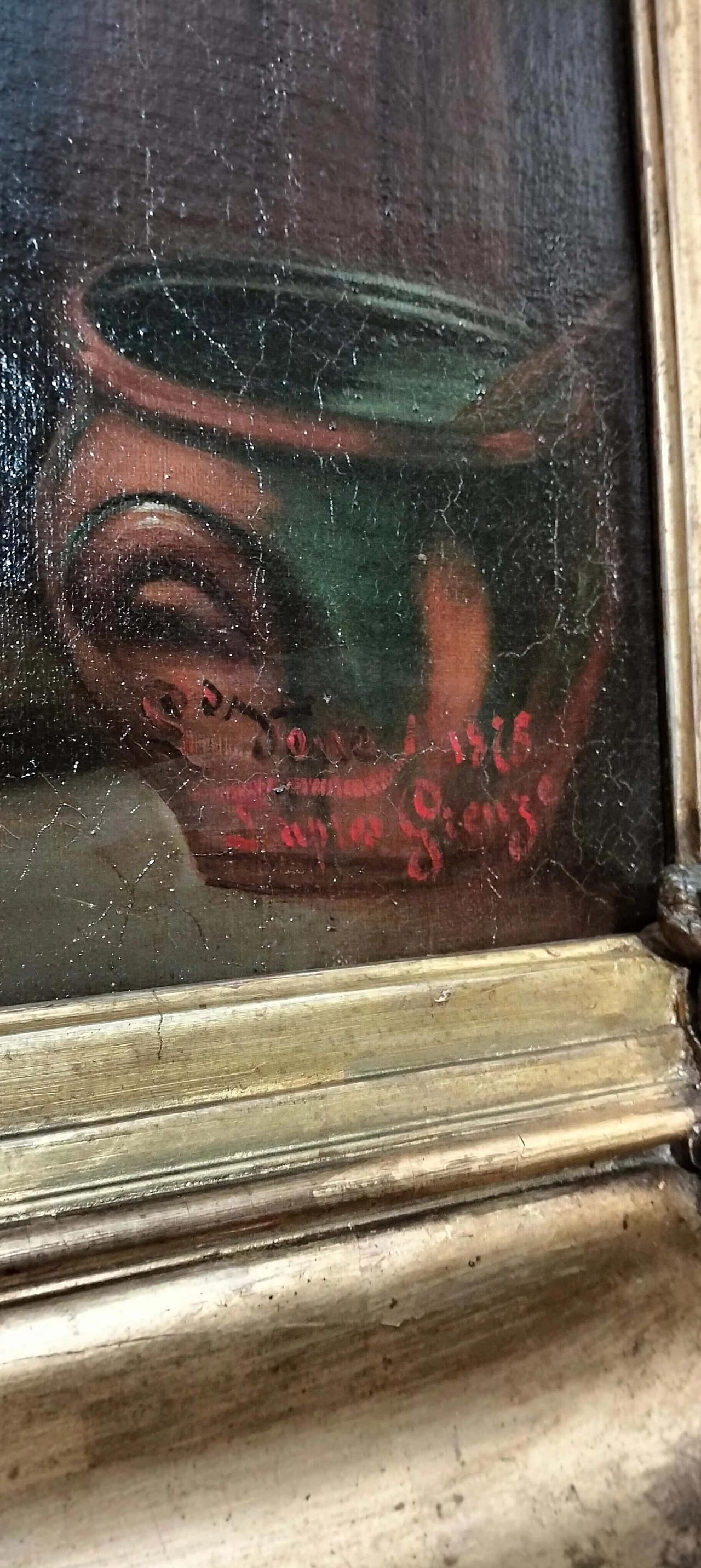 Scena di famiglia, olio su tela, 1875 4