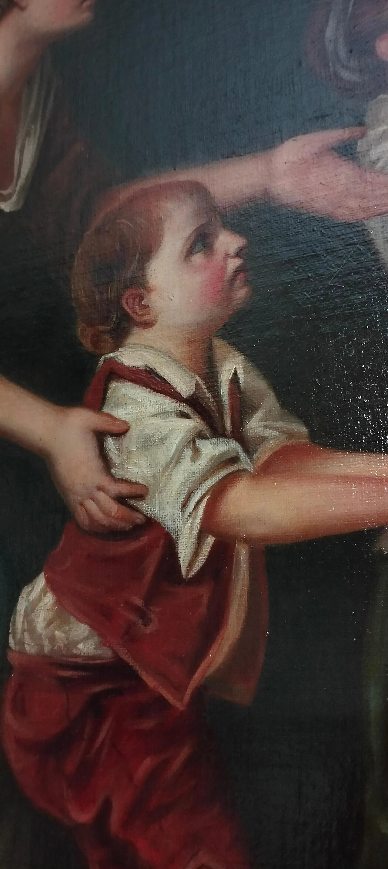 Scena di famiglia, olio su tela, 1875 5