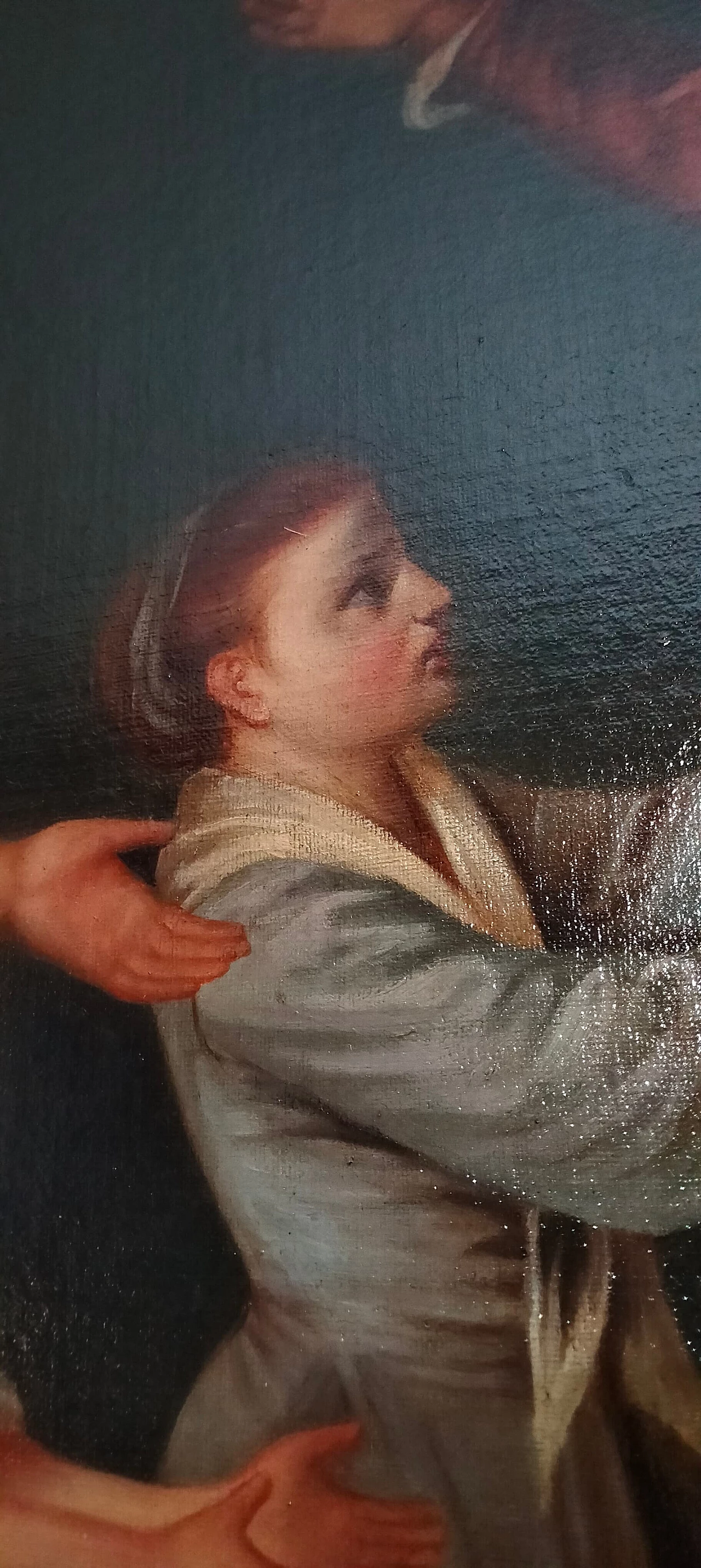 Scena di famiglia, olio su tela, 1875 6