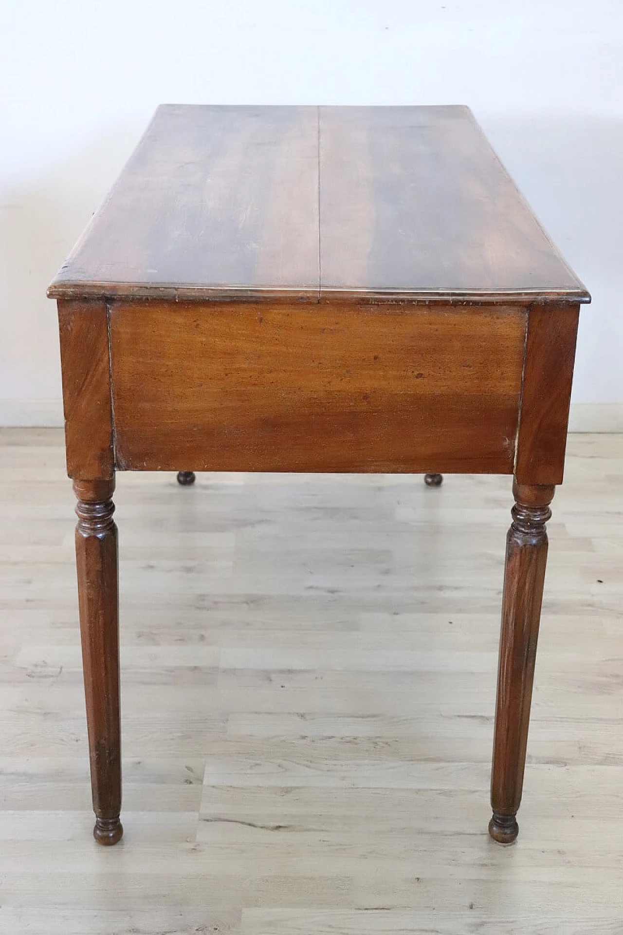 Louis XVI solid walnut writing desk, 18th century 9