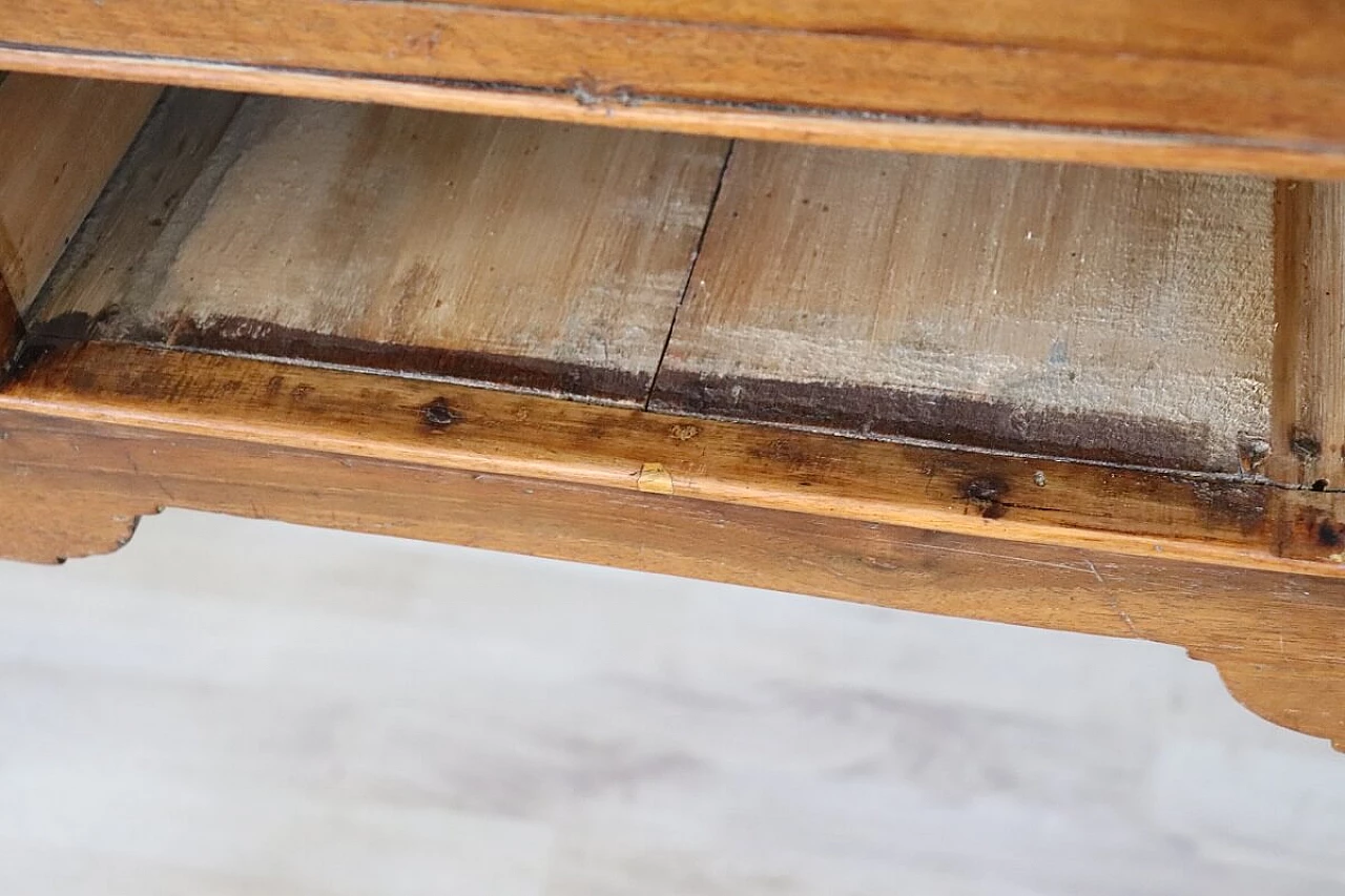 Louis XVI solid walnut writing desk, 18th century 11