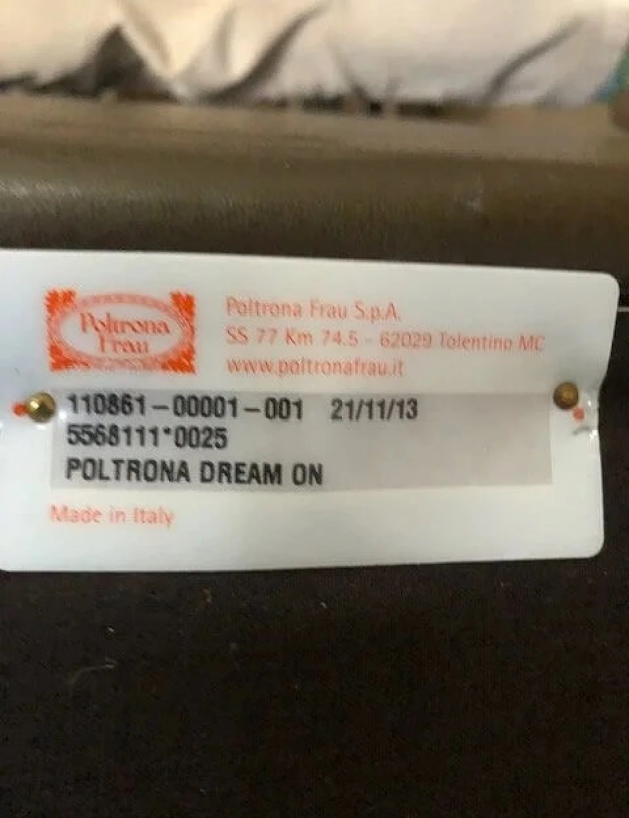 Poltrona Dream On di Renzo Frau per Poltrona Frau 10
