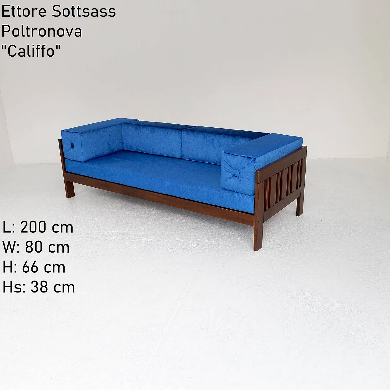 Califfo sofa by Ettore Sottsass for Poltronova, 1970s 3