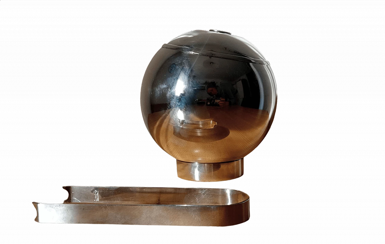 Porta ghiaccio con pinze in lega di argento di Arnolfo di Cambio, anni '70 10