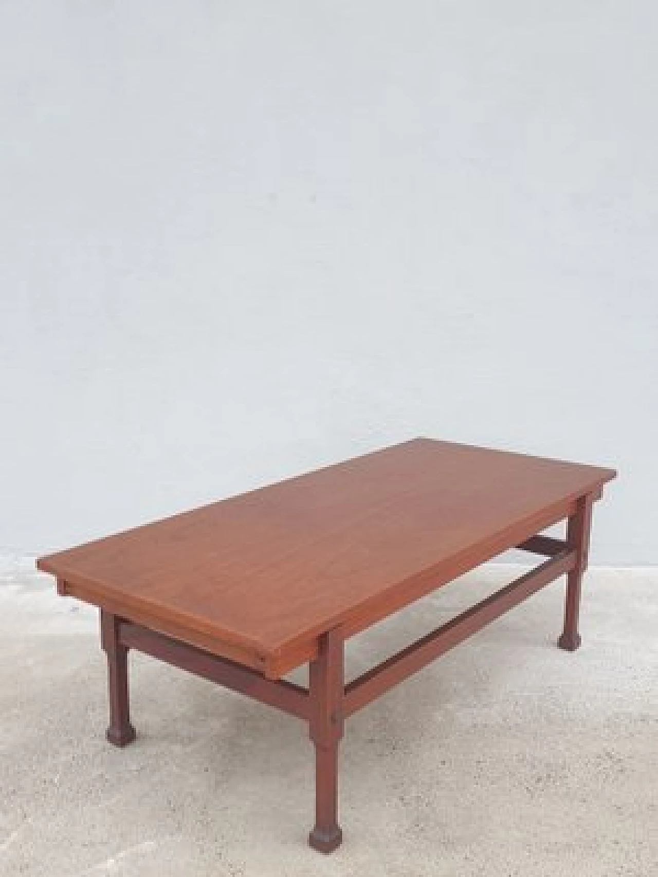 Teak coffee table with drawers, 1960s 3