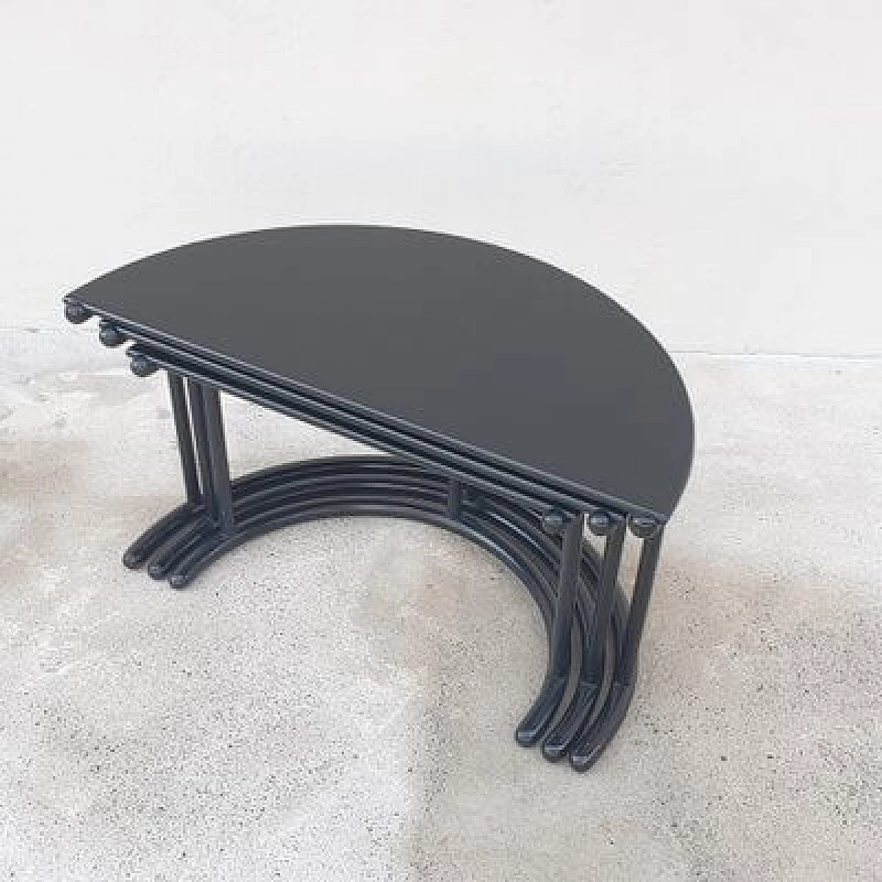 3 Tria coffee tables by Gianfranco Frattini for Acerbis, 1985 8