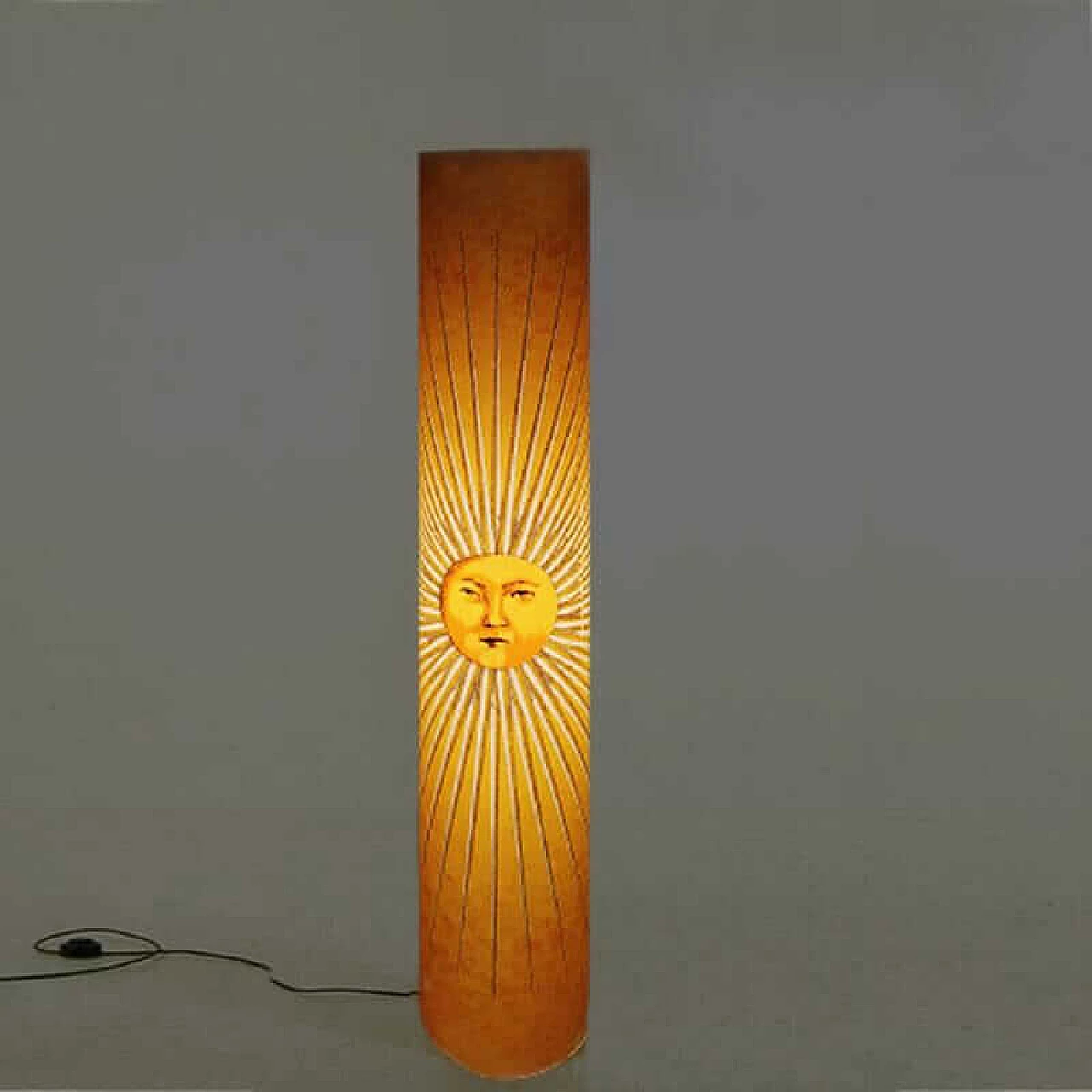 Sole floor lamp by Piero Fornasetti for Antonangeli, 1990s 5