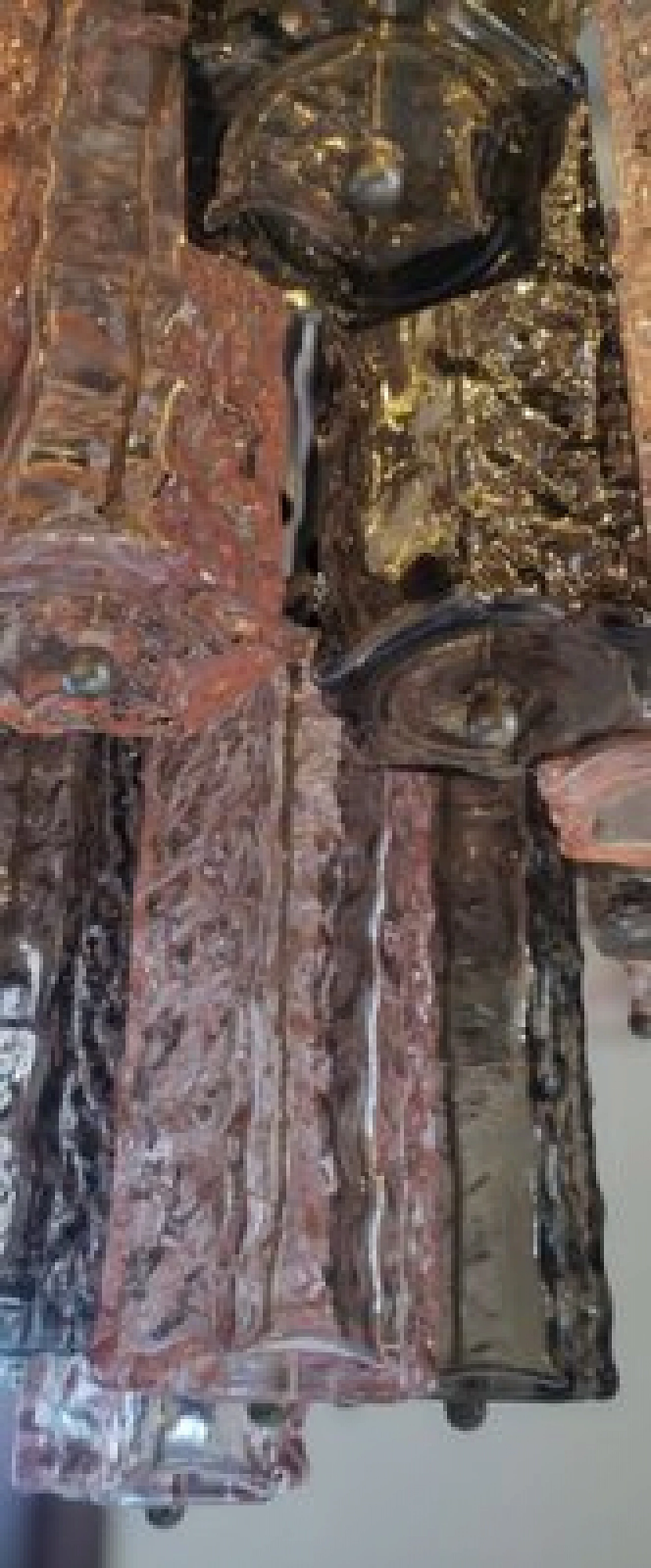 Lampadario in vetro di Murano sfaccettato e acciaio cromato, anni '70 14