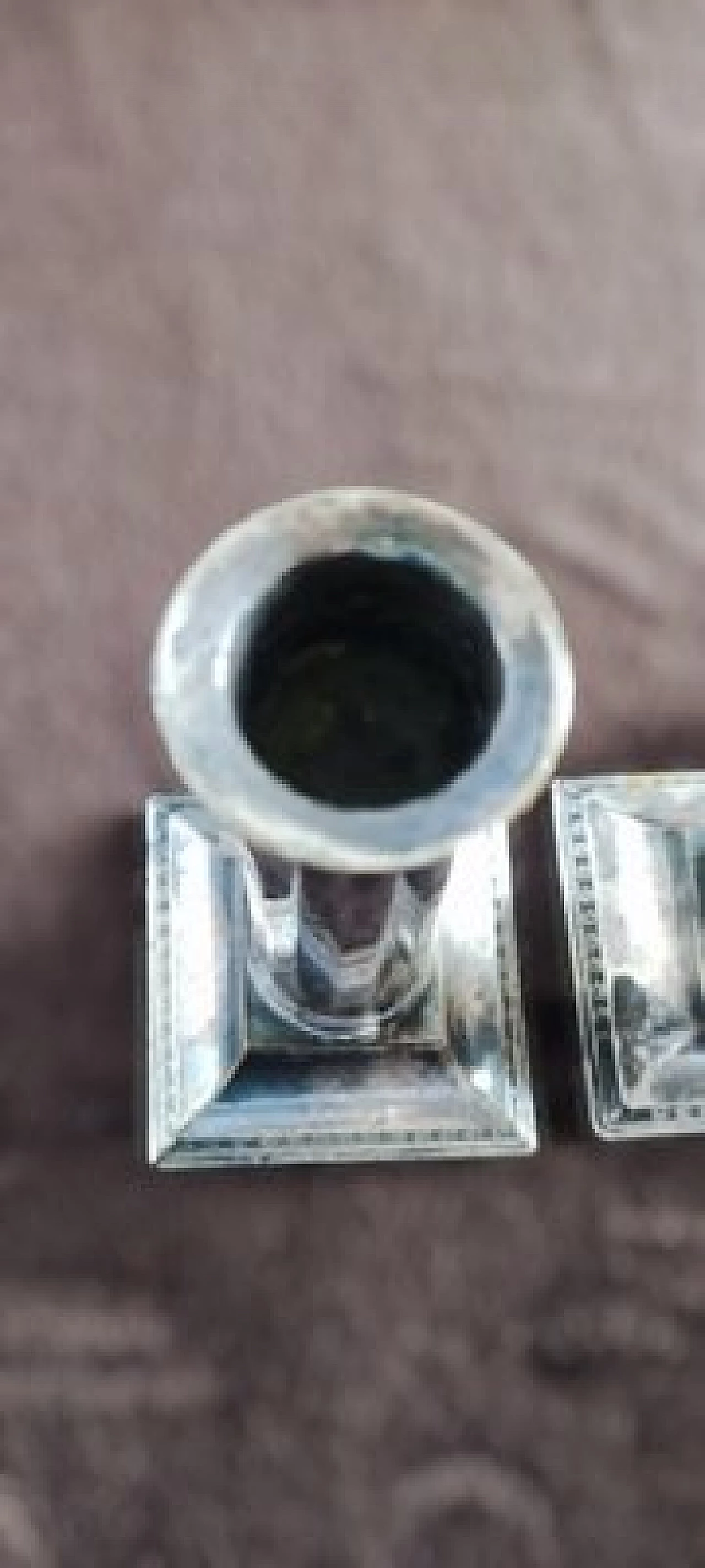 Pair of silver-plated Empire candelabra, 19th century 11