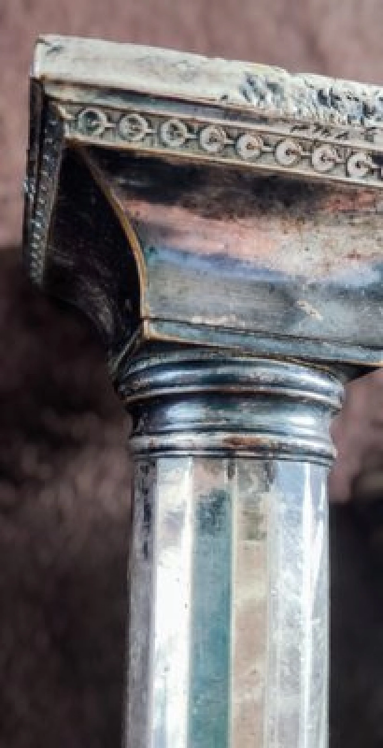 Pair of silver-plated Empire candelabra, 19th century 13