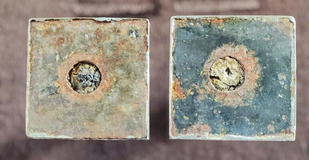 Pair of silver-plated Empire candelabra, 19th century 17