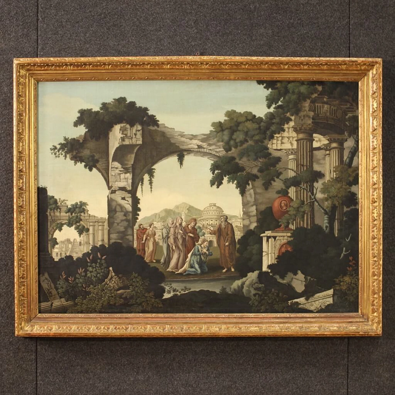 John Baptist Jackson, Baptism of Lydia, oil painting on canvas, 1762 1