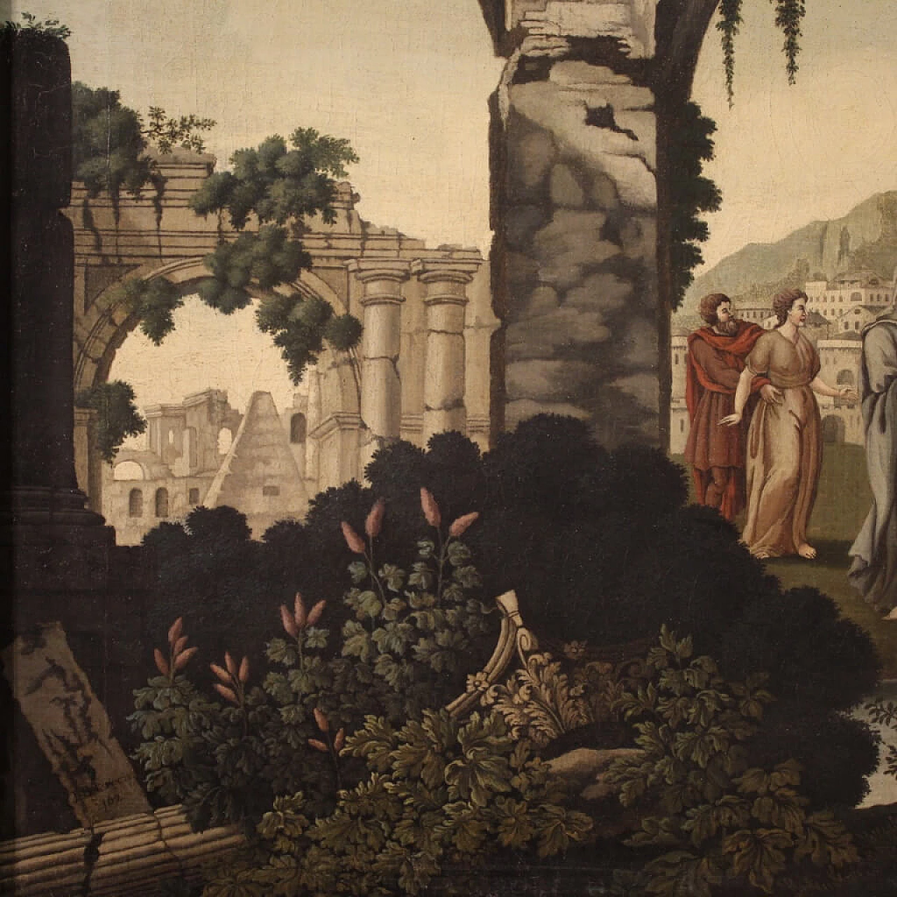 John Baptist Jackson, Baptism of Lydia, oil painting on canvas, 1762 8