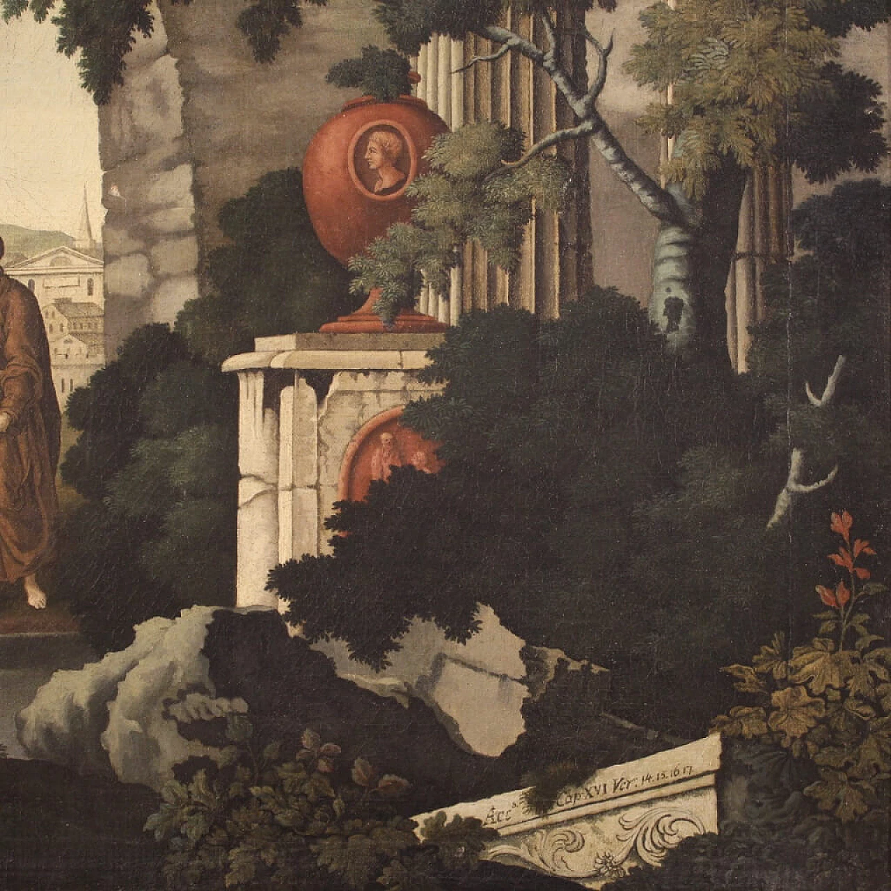 John Baptist Jackson, Baptism of Lydia, oil painting on canvas, 1762 10