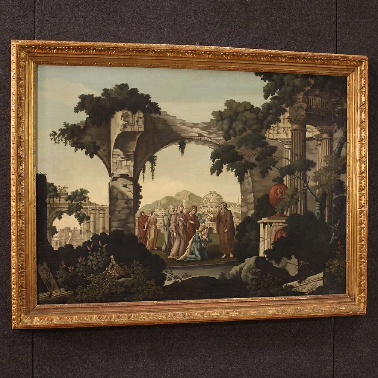 John Baptist Jackson, Baptism of Lydia, oil painting on canvas, 1762 11