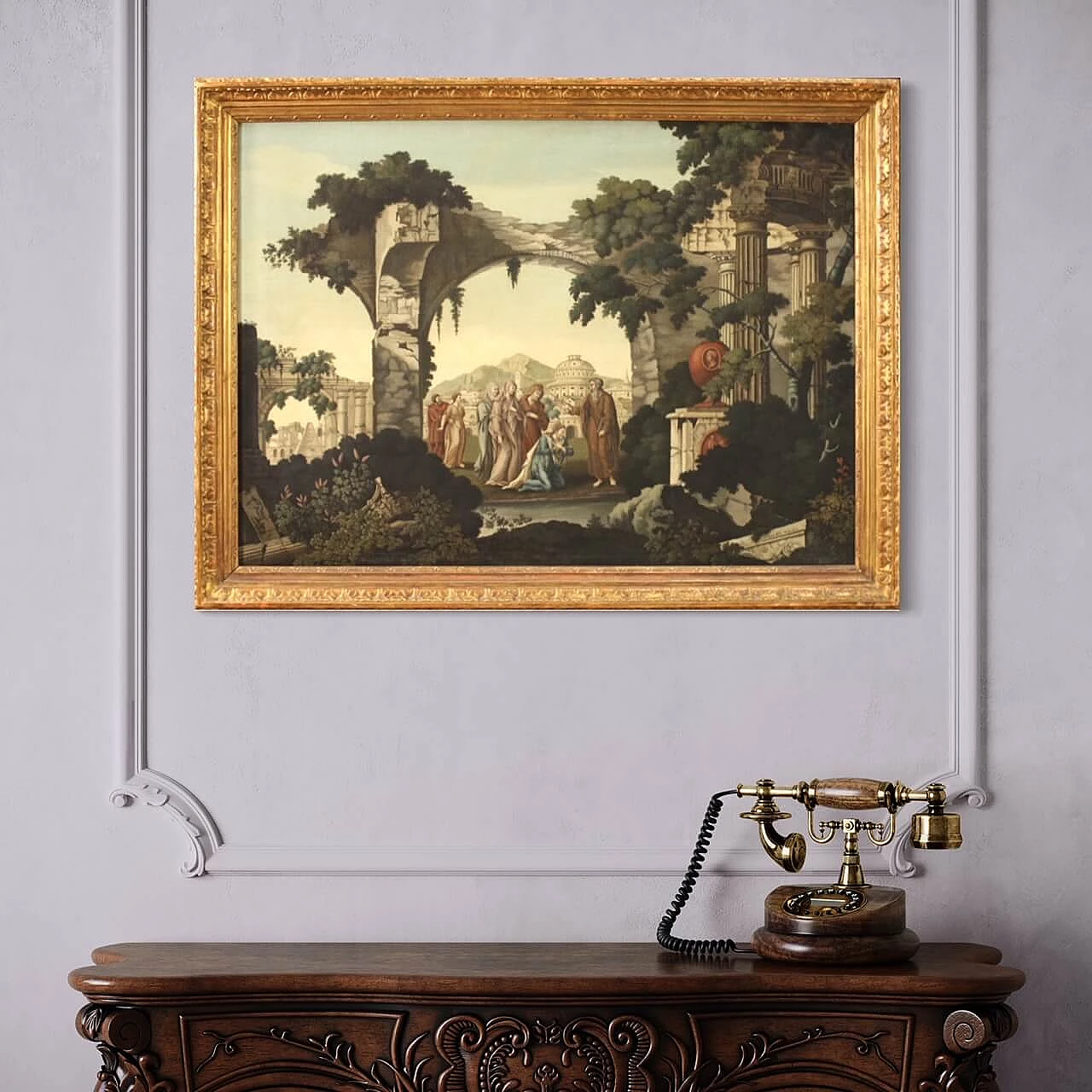 John Baptist Jackson, Baptism of Lydia, oil painting on canvas, 1762 15