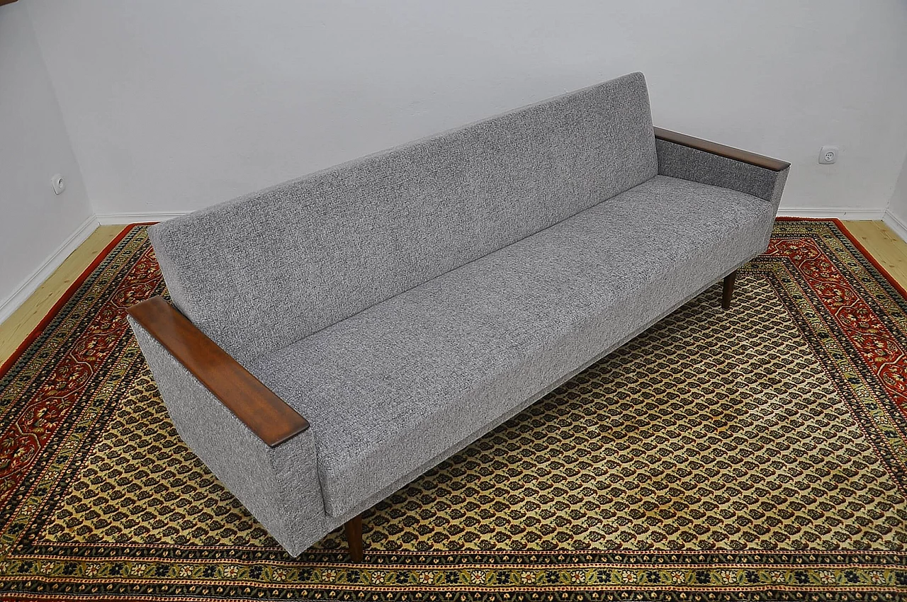 Scandinavian style folding sofa bed, 1960s 10