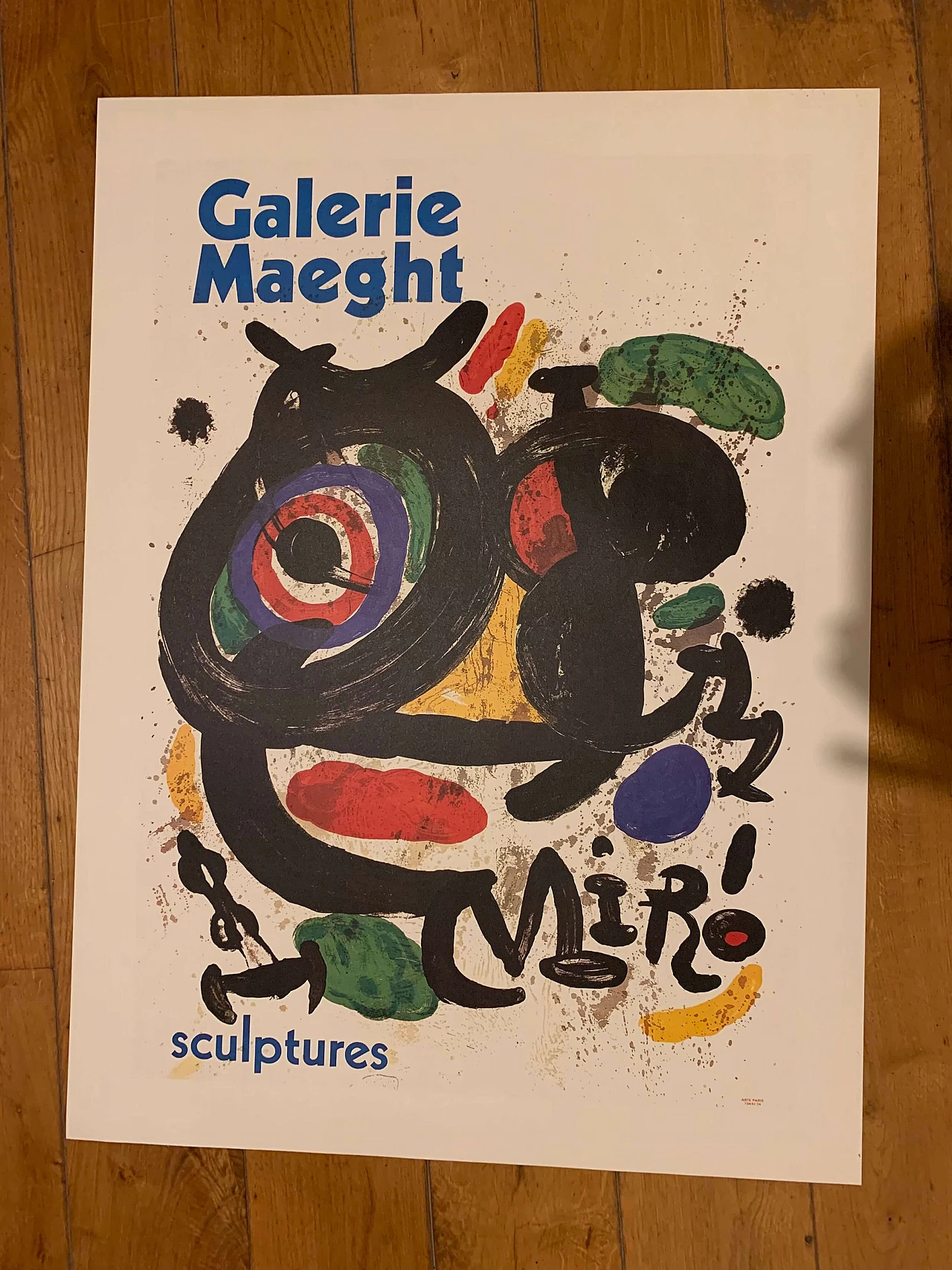 Manifesto per mostra di Joan Miró alla Galerie Maeght, anni '70 1