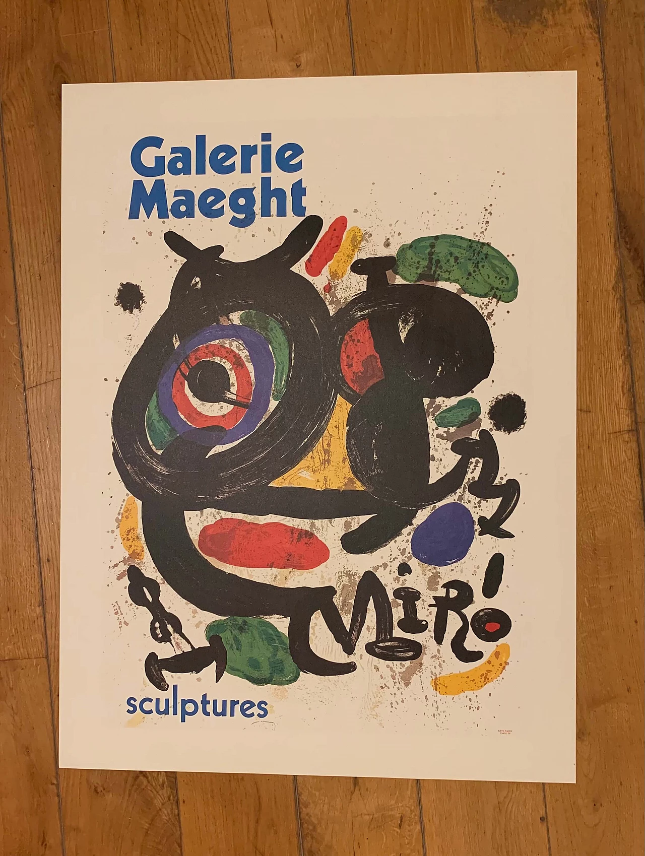 Manifesto per mostra di Joan Miró alla Galerie Maeght, anni '70 3