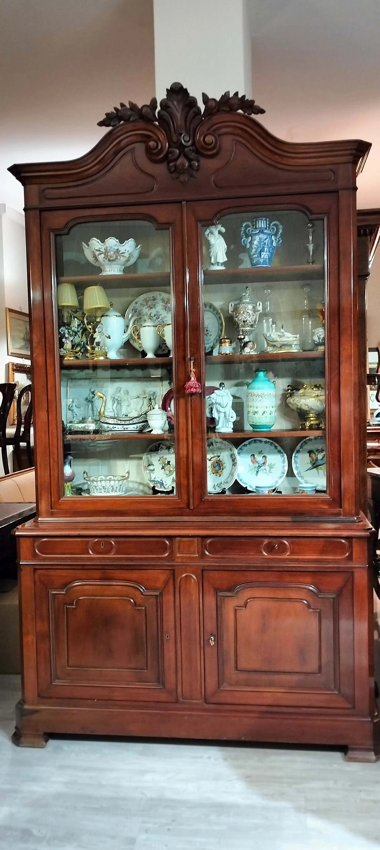Credenza francese in mogano massello, 1830 1