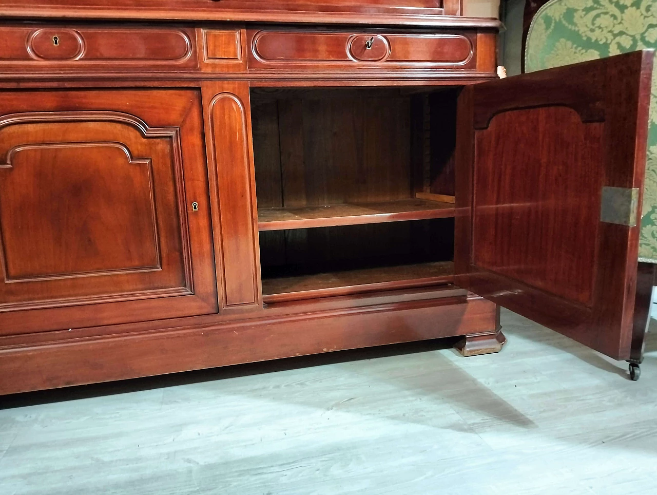 Credenza francese in mogano massello, 1830 5