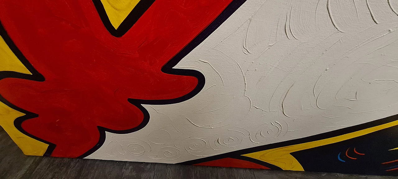 Silvio Vigliaturo, abstract composition, oil painting on canvas, 2007 5