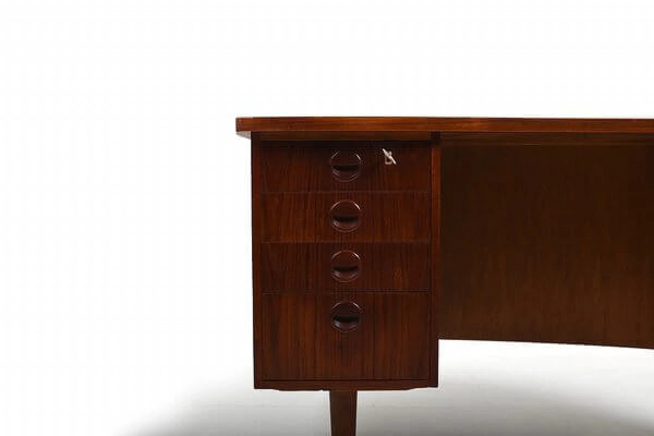 Kidney 54 teak desk by Feldballes Møbelfabrik, 1950s 5