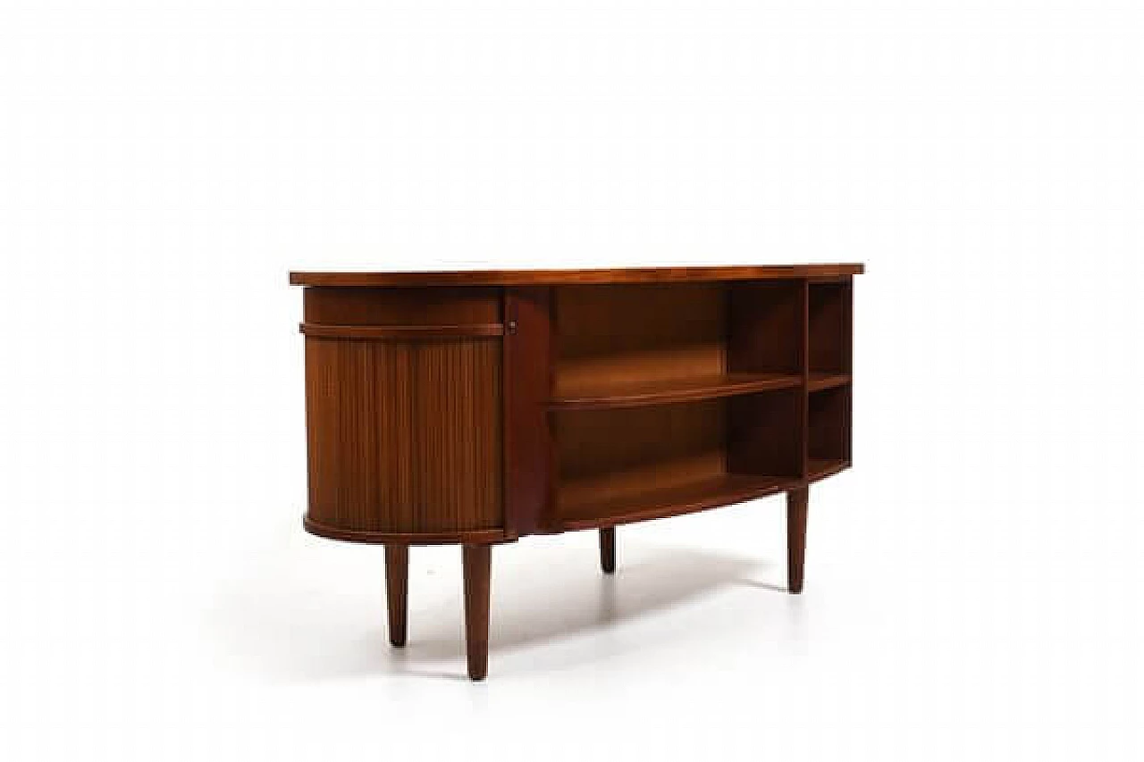 Kidney 54 teak desk by Feldballes Møbelfabrik, 1950s 14