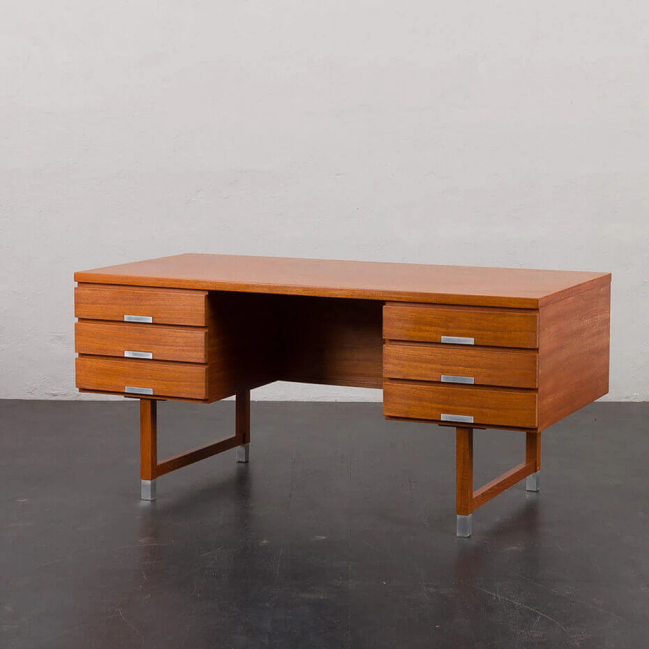 EP401 teak desk by Kai Kristiansen for Feldballes Møbelfabrik, 1960s 2