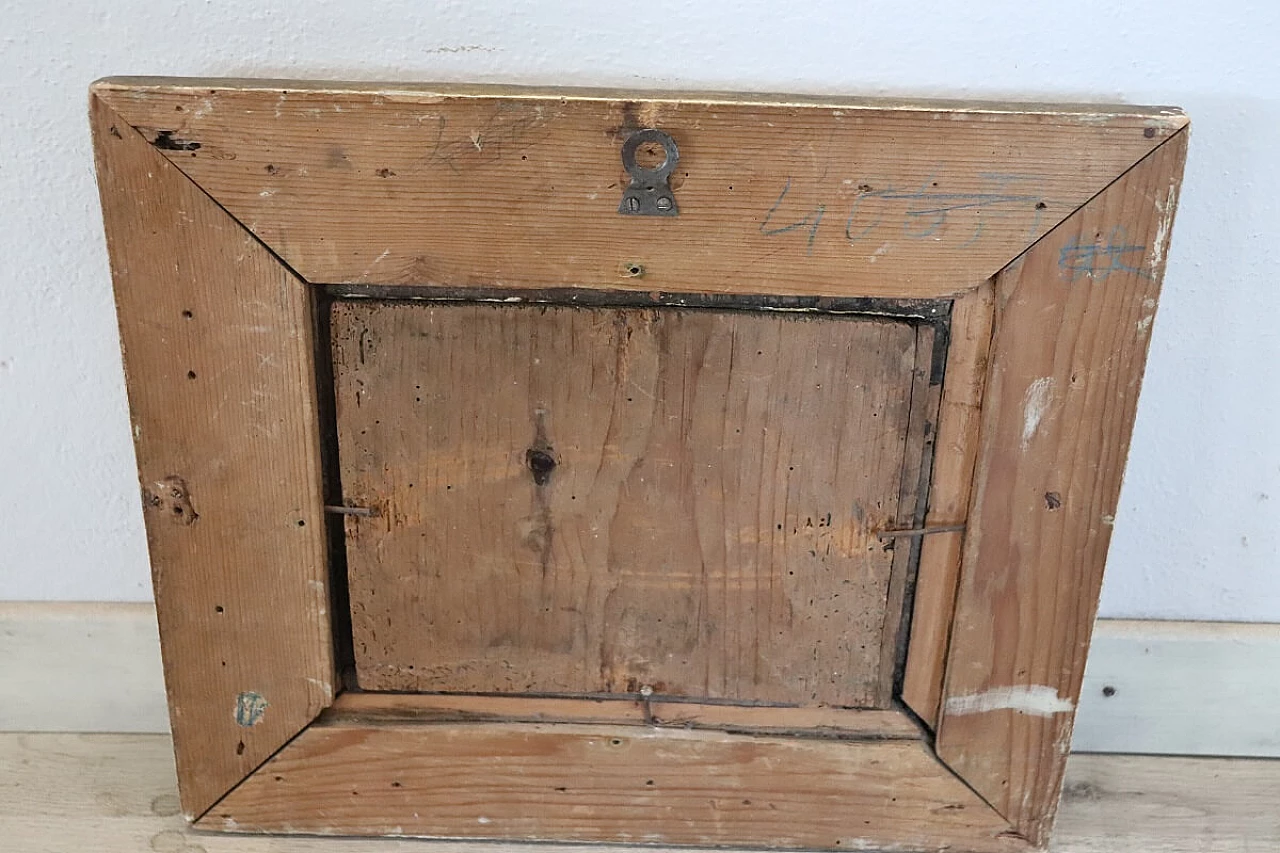 Paesaggio veneziano, olio su tavola di abete, inizio '800 7