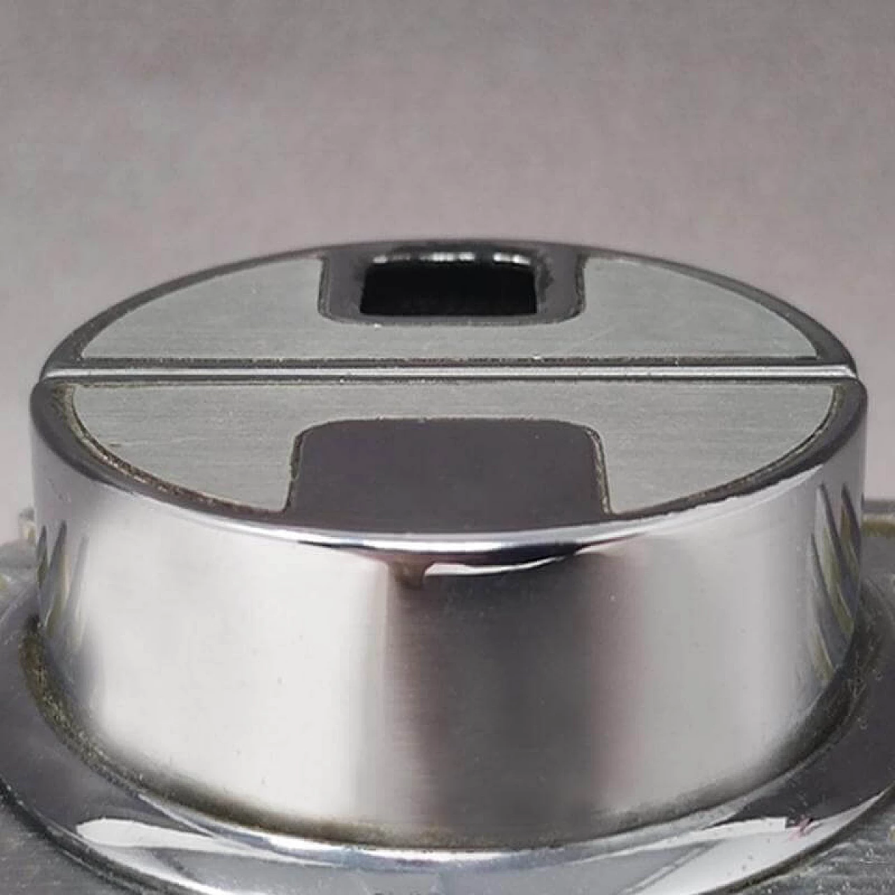 Aluminum table lighter by Sarome, 1960s 8