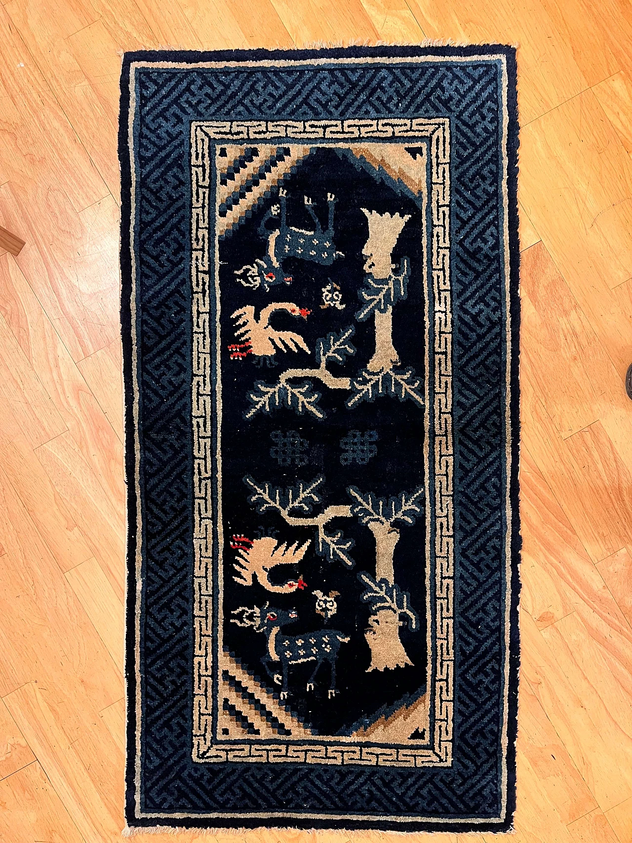 Chinese wool Pao-Tao rug, 1930s 1