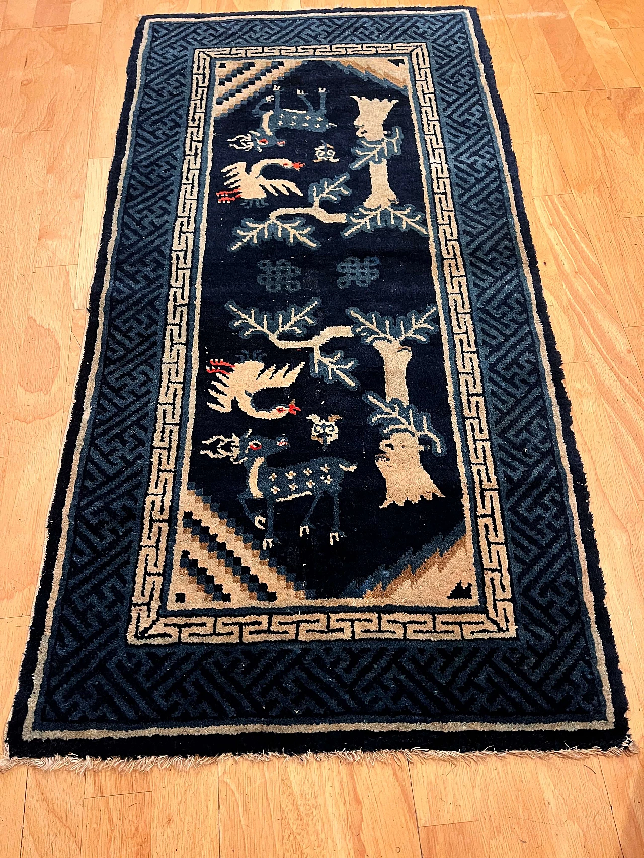 Chinese wool Pao-Tao rug, 1930s 3