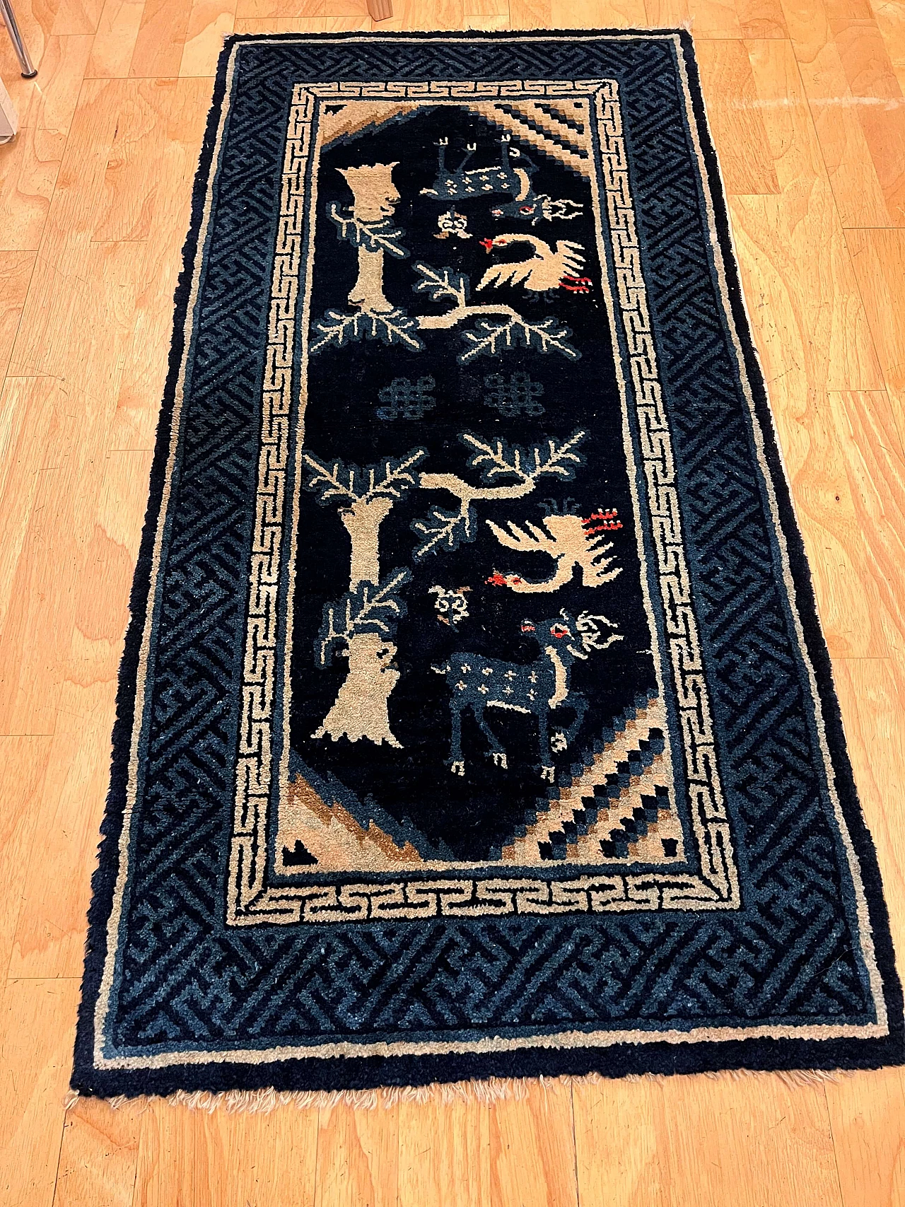 Chinese wool Pao-Tao rug, 1930s 4