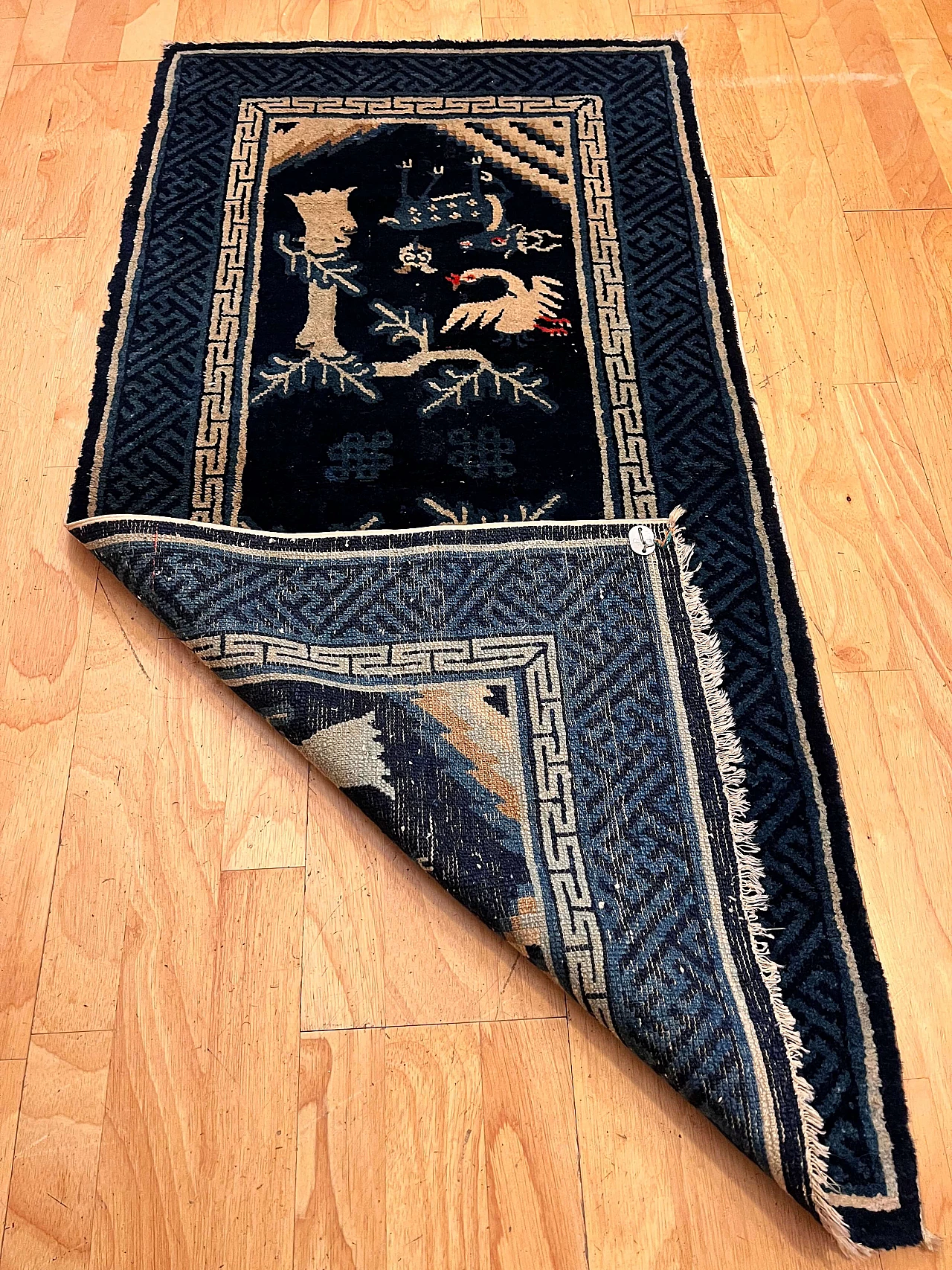 Chinese wool Pao-Tao rug, 1930s 5