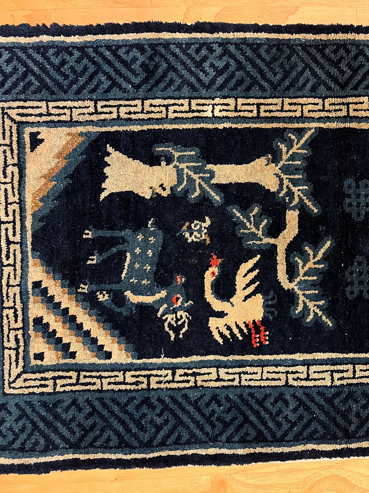 Chinese wool Pao-Tao rug, 1930s 6