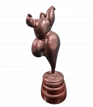 Bronze sculpture depicting female nude, 1960s
