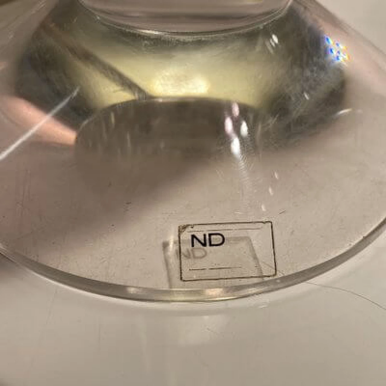 Lampada da tavolo in acrilico e acciaio, anni '70 7