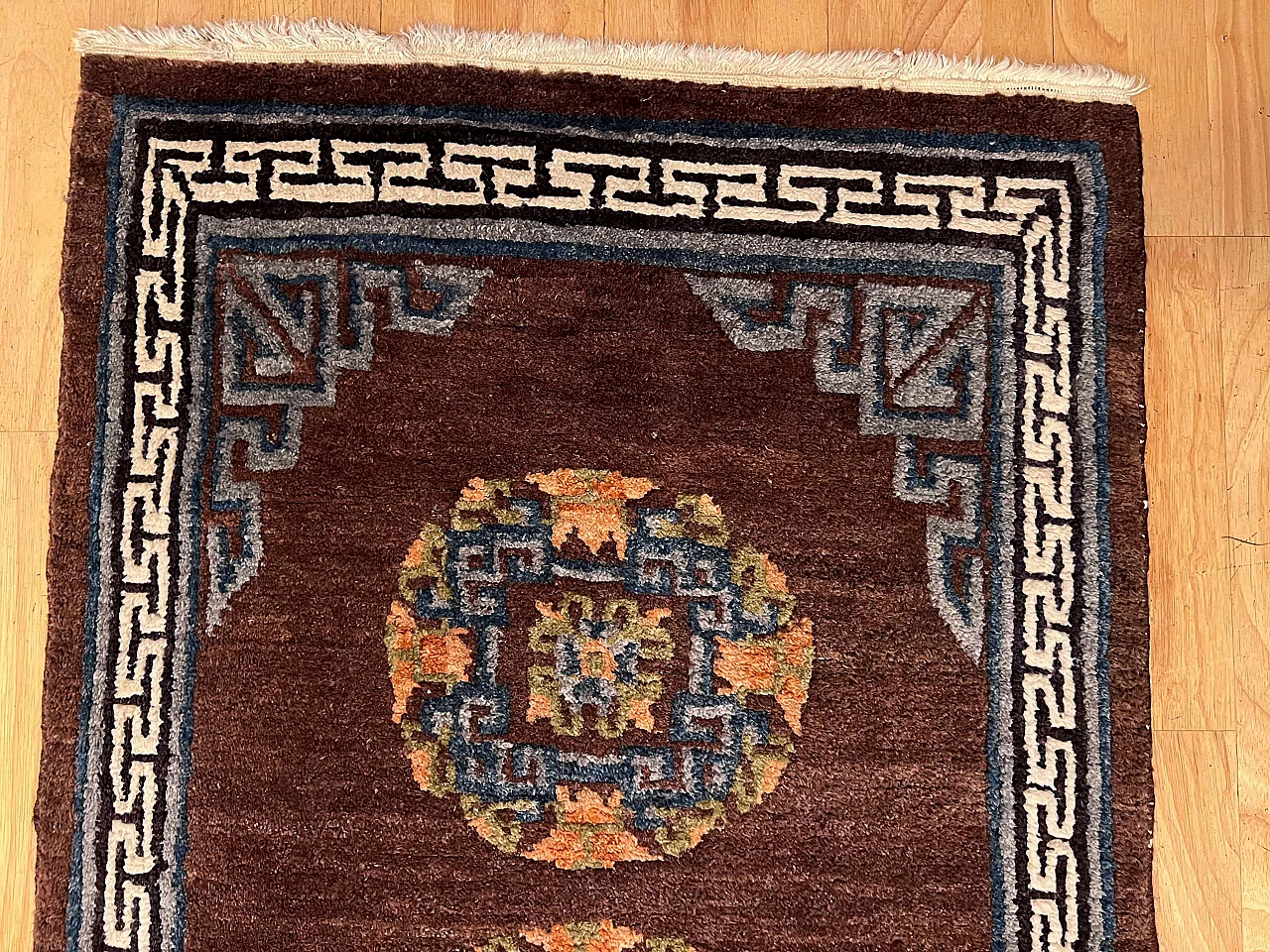 Tibetan wool Khaden rug, 1920s 2