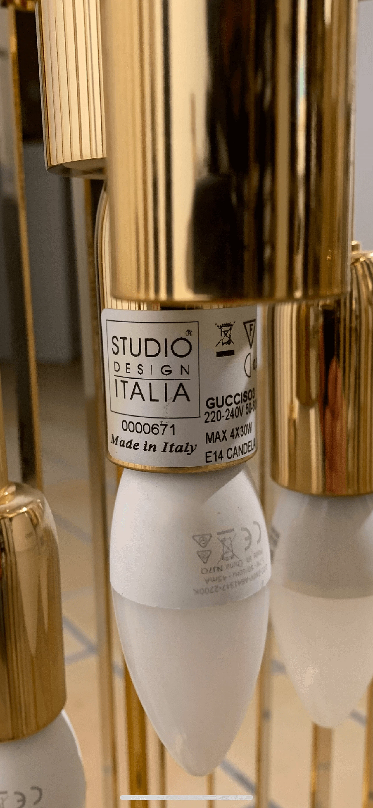 Chandelier by Romani Saccani Architetti Associati for Studio Italia Design/Gucci, 2005 1