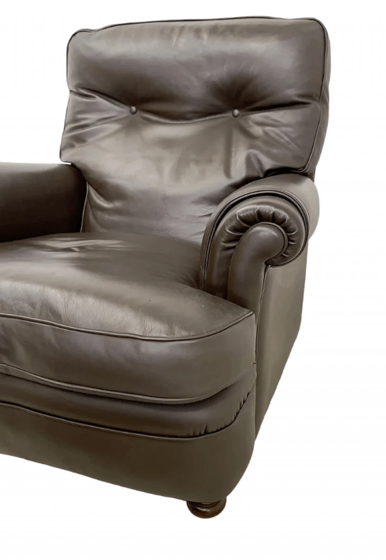 Poltrona e pouf di Poltrona Frau, anni '50 3