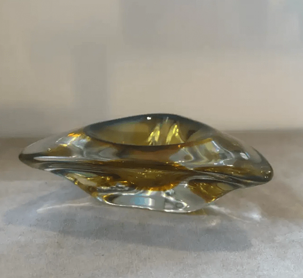 Submerged Murano glass ashtray by Seguso, 1960s 4